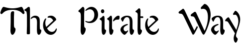 Font : Freedom-9-Condensed-Normal 2 Custom Text : The Pirate Way Test your own text here Click to download or to view this font on a tshirt that can be custom printed in Bali